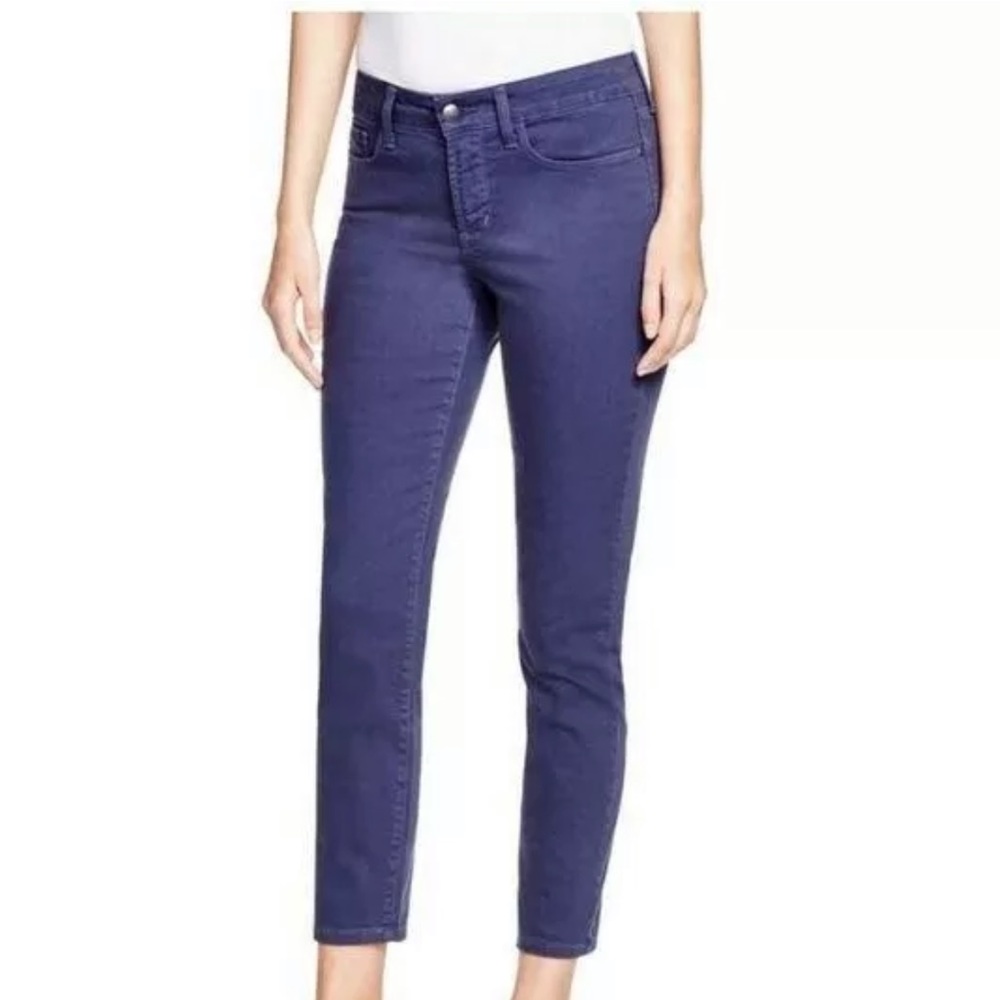 NYDJ Lavender Velvet Cropped Ami Skinny Pants
